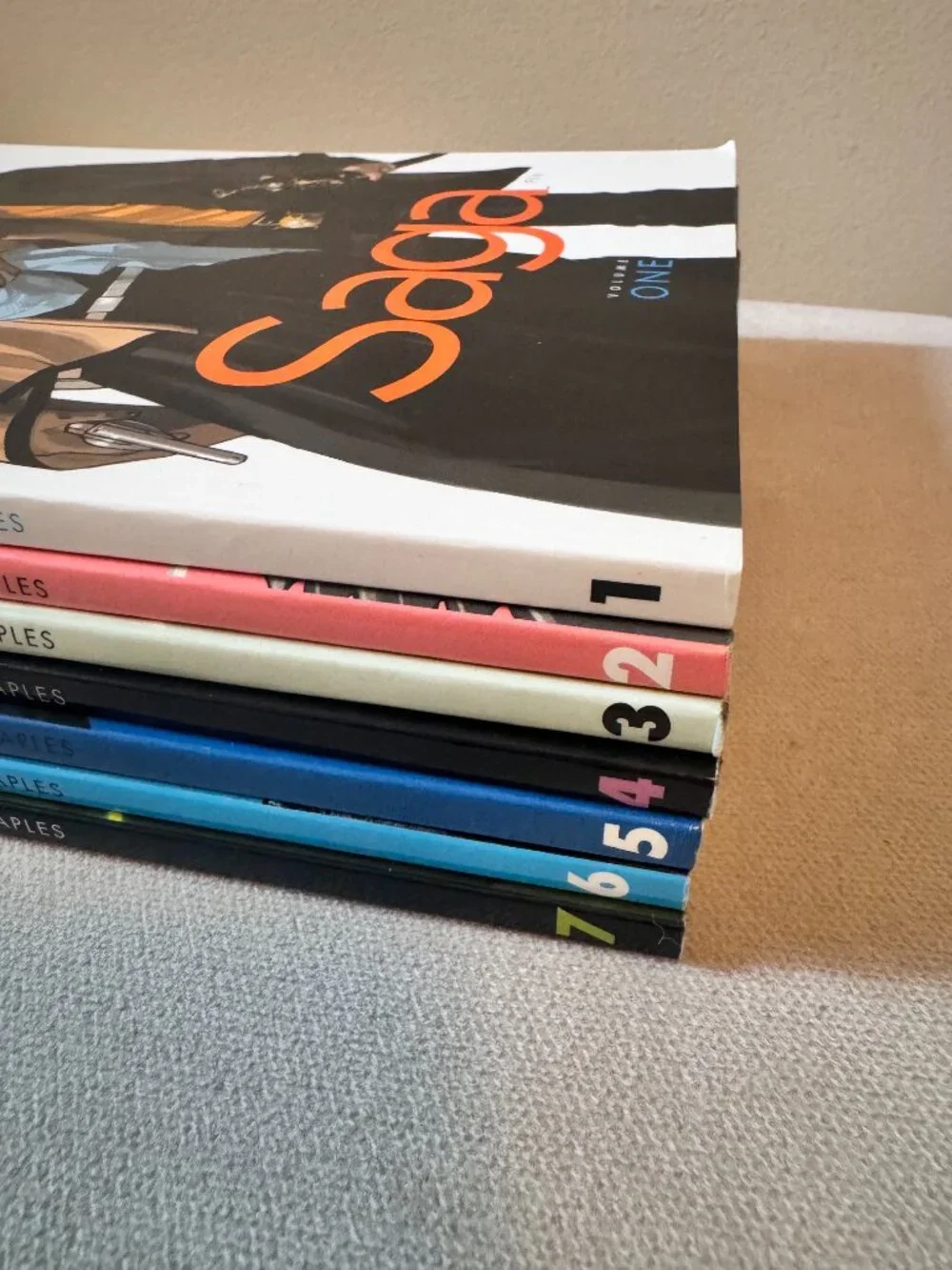 Saga Graphic Novel Lot Volumes 1-7 - Image Comics TPB